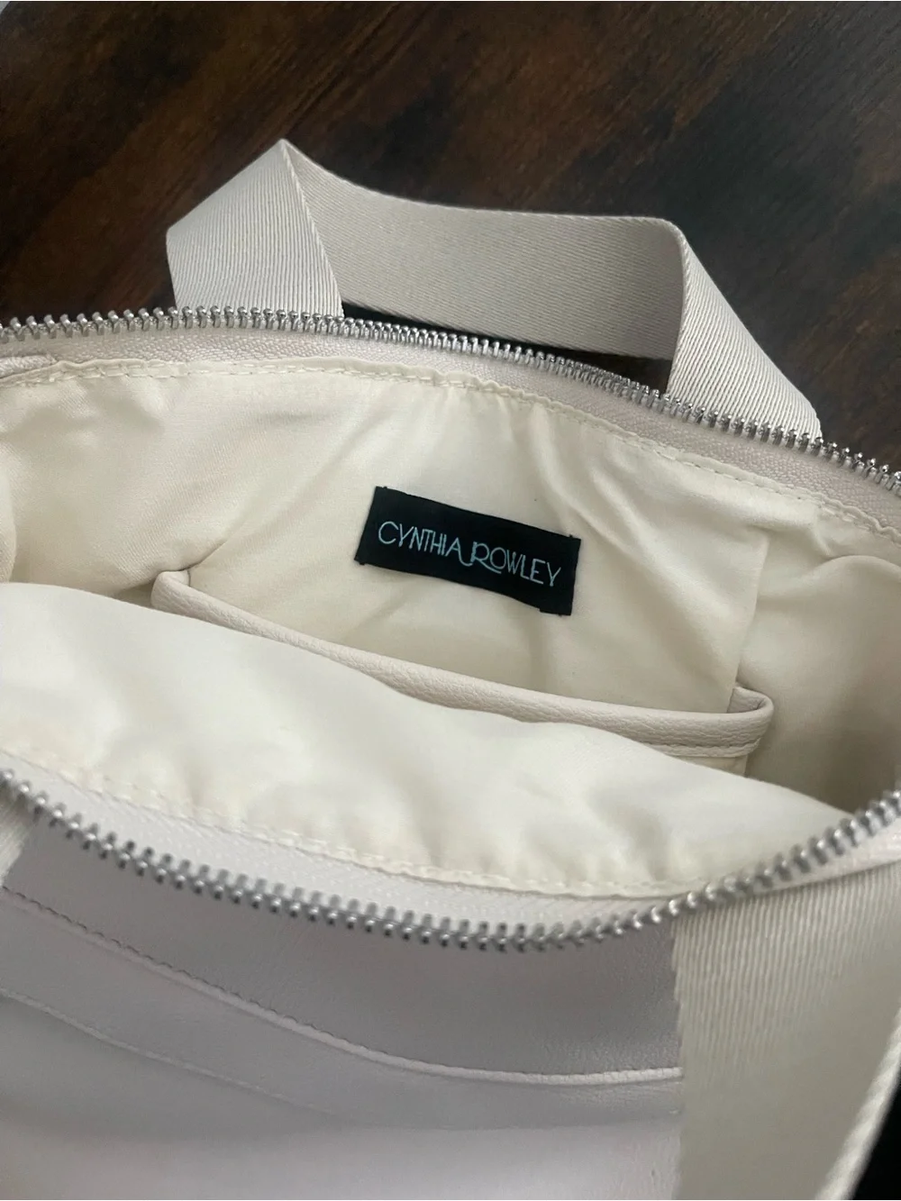 Cynthia Rowley Cream Convertible Tote Backpack